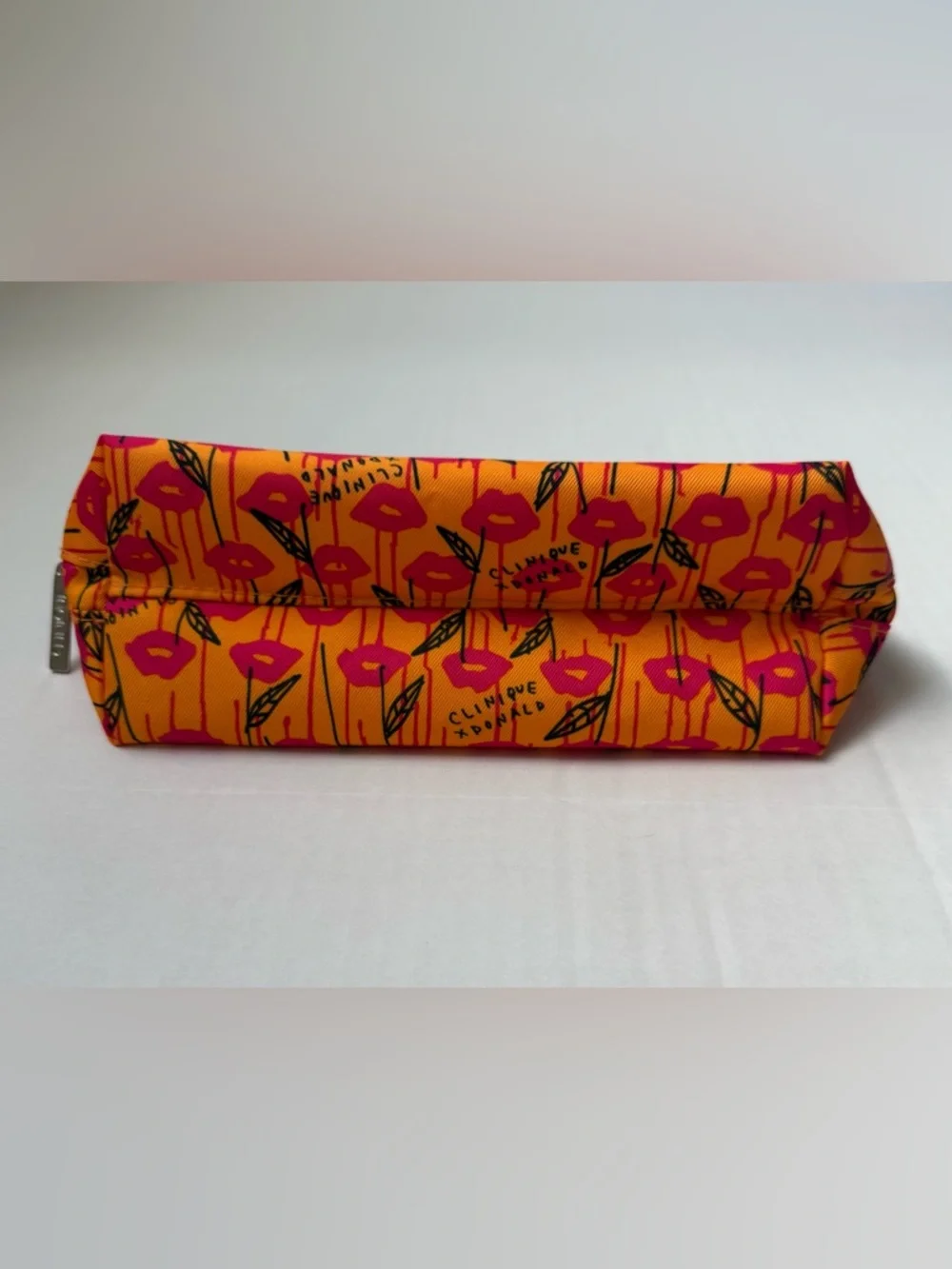 Clinique X Donald Robertson Collaboration Cosmetic Makeup Bag